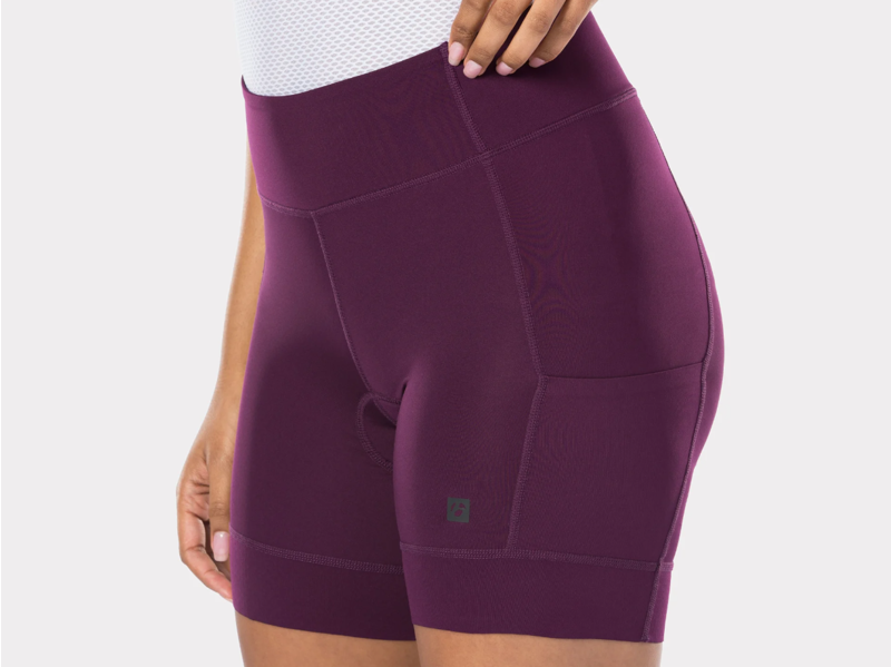 Bontrager Vella Women's Indoor Cycling Shorts in Mulberry Large-2